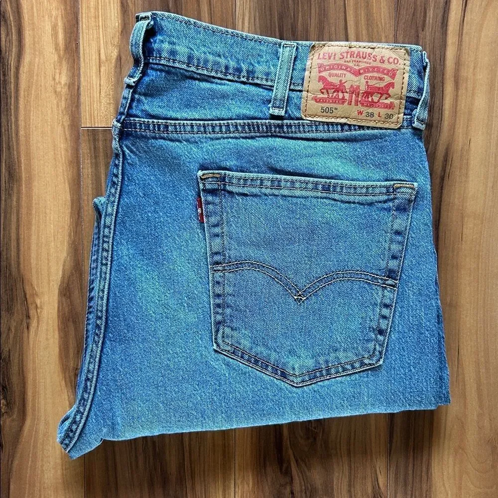 Levi's 505 Men’s Classic Straight Blue Jeans